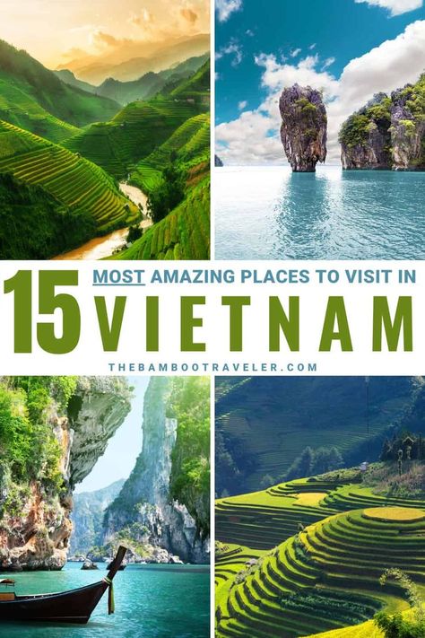 Best Places To Go In Vietnam, Beautiful Places In Vietnam, Southern Vietnam Travel, Vietnam Beach Resorts, Hanoi Vietnam Itinerary, Vietnam Travel Tips, Best Places To Travel In Asia, Southeast Asia Honeymoon, Vietnam Beautiful Places