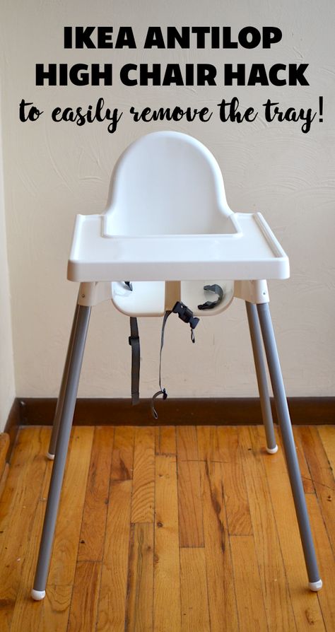 Yammie's Noshery: How to Easily Remove the Tray from your Ikea Antilop High Chair with a Simple Hack! Ikea Highchair Hack, Antilop High Chair Hack, Ikea High Chair Makeover, Ikea Baby Hacks, Ikea Antilop Hack, Ikea High Chair Hack, Diy High Chair, Best High Chair, Stokke High Chair