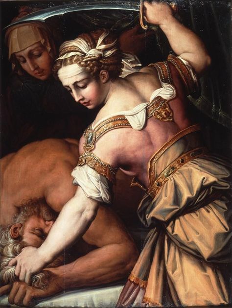 Just cut off that head - the Bible Saint John, Judith Holofernes, Judith And Holofernes, St Louis Art Museum, St Louis Art, Giorgio Vasari, Basic Instinct, Italian Paintings, Italian Painters