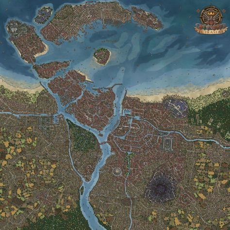 Dnd Metropolis Map, Dnd Capital City Map, Large City Map Dnd, Dnd City Map, Fantasy City Map, Fantasy Map Making, Village Map, Dnd World Map, Map Making