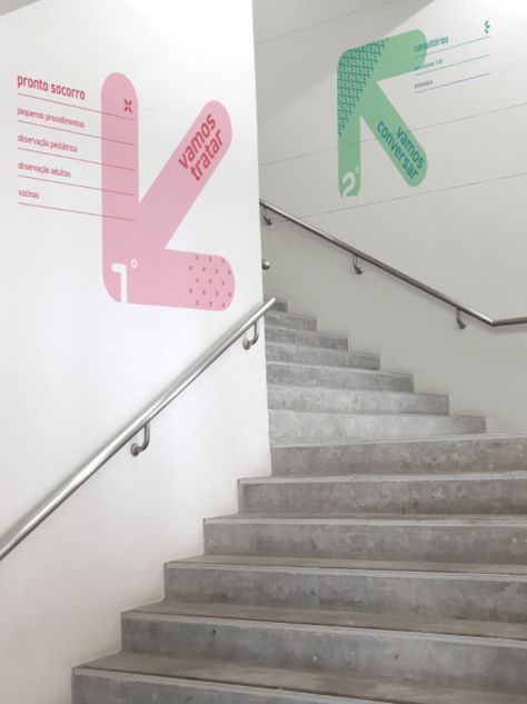 Wayfinding Signage Design, Office Signage, Wayfinding Signs, Wayfinding Design, Beton Design, Wayfinding System, Hospital Interior, School Interior, Signage System