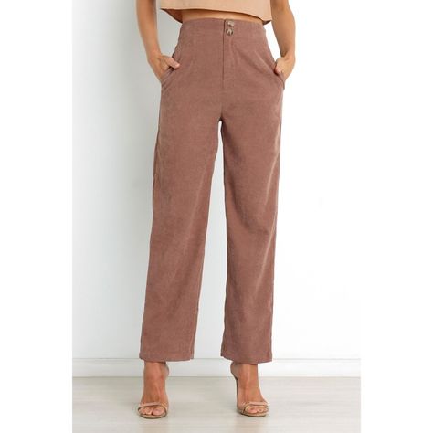 Corduroy pants are the perfect addition to any wardrobe, no matter your style! With their effortless and versatile style, these pants will instantly become a staple in your everyday look. Featuring a high waisted fit with an elasticised back waistband, they hug you in all the right places while offering a relaxed straight leg and comfortable roomy fit. Business Professional Outfits Women, Comfortable Work Clothes, Summer Wear For Women, Khaki Pants Outfit, High Waisted Pants Outfit, Professional Outfits Women, Business Professional Outfits, Petal And Pup, Work Pants Women