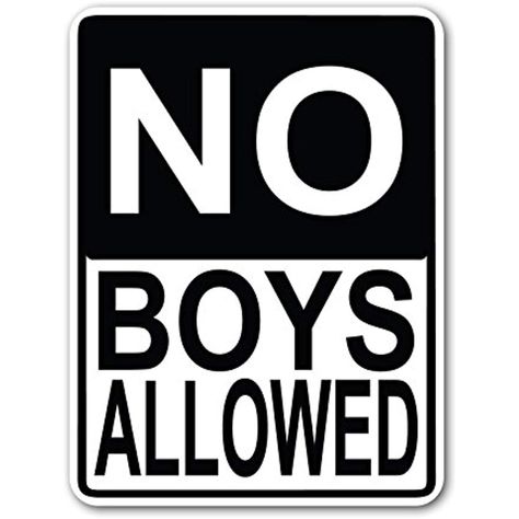 No Boys Allowed (Black) 12 x 9 Inch White Street Sign - Made In The USA With Adhesive Vinyl On High Grade Aluminum * Continue to the product at the image link. (This is an affiliate link) Girls Door Sign, Metal Coffee Sign, Vintage Coffee Signs, Girls Room Sign, No Boys Allowed, E Boys, Single And Happy, Drawing Quotes, Beer Signs