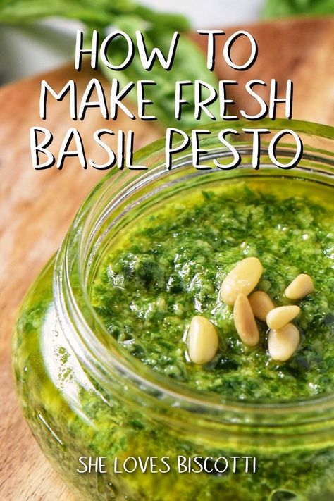 How To Make Fresh Pesto, Canning Pesto Sauce, How To Make Pesto With Basil To Freeze, Basil Dipping Sauce, Spinach Basil Pesto Recipe, Traditional Pesto Recipe, How To Make Pesto Sauce, Home Made Pesto Recipe, How To Make Basil Pesto