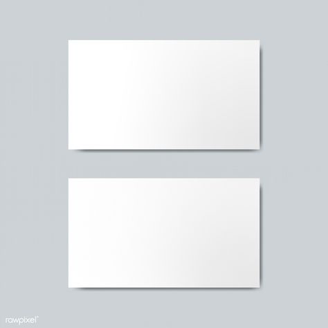 Blank business card design mockup vector | premium image by rawpixel.com Free Vector Business Cards, Free Business Card Mockup, Business Card Mockup, Professional Business Card Design, Blank Business Cards, Visiting Card Design, Free Business Cards, Card Mockup, Business Card Template Design