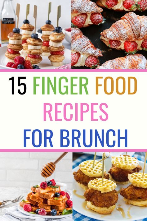 Are you looking for some delicious finger food recipes for brunch? Then look no further! You'll love these easy recipes! Thermomix, Essen, Brunch Finger Foods, Recipes For Brunch, Mom Brunch, Breakfast Brunch Party, Bridal Brunch Food, Brunch Catering, Finger Food Recipes