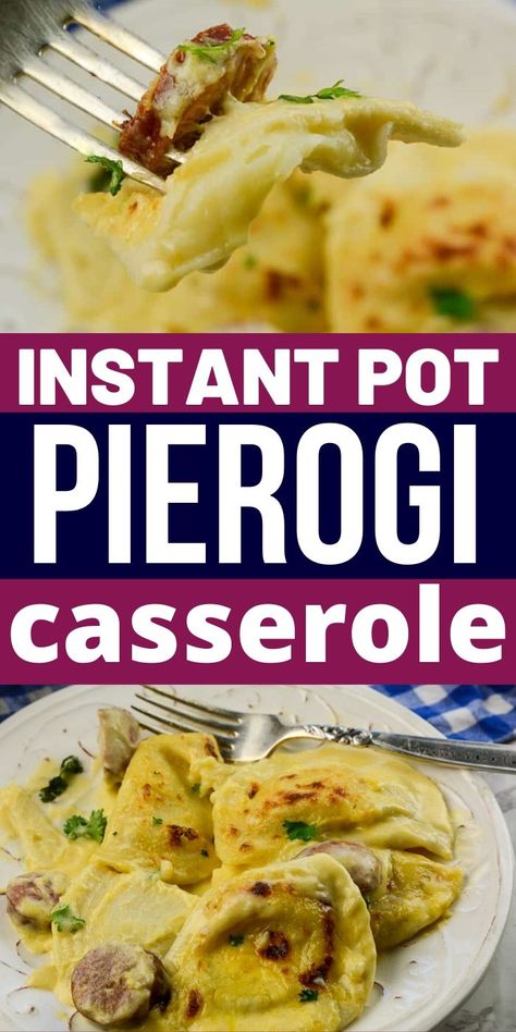 Perogie Casserole, Pierogi Casserole, Cinnamon Health Benefits, Kielbasa, Minced Meat, Instant Pot Dinner Recipes, Easy Instant Pot Recipes, Instapot Recipes, Instant Pot Pressure Cooker