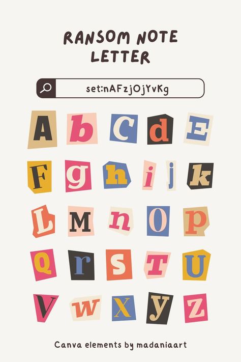 Croquis, Letters For Scrapbooking, Scrapbook Fonts Canva, Ransom Note Font, Scrapbook Font Canva, Flat Letter Cutout, Magazine Letters Cut Out, Fun Lettering Fonts, My Portfolio Lettering