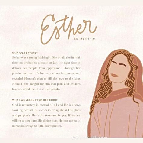 Woman Of God Captions, Christian Esthetics, Esther Bible, Daily Grace Co, Women In The Bible, Women Of The Bible, Book Of Esther, Woman Of God, Daily Grace