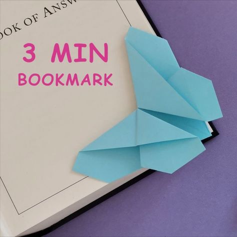 Butterfly Bookmarks Diy Origami, Origami Bookmark Butterfly, Origami Paper Bookmark, Origami Book Marks Corner Bookmarks, Cute Bookmarks Origami, Book Marks Diy Origami, How To Make Origami Bookmarks, Origami Bookmark Corner Step By Step, How To Make A Butterfly Bookmark