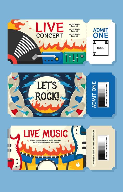 Tickets Available Poster, Cool Ticket Design, Festival Template Design, Ticket Design Inspiration, Concert Ticket Graphic Design, Ticket Event Design, Creative Ticket Design, How To Poster Design, Music Festival Ticket Design