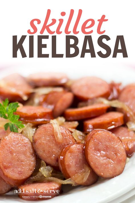 Skillet Kielbasa, Brown Sugar Kielbasa, Turkey Kielbasa Recipes, Kilbasa Sausage Recipes, Easy Kielbasa Recipes, Kielbasa Cabbage, Turkey Skillet, Keilbasa Recipes, How To Cook Kielbasa