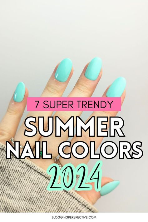 Prepare to be amazed by the unbelievable summer nail colors 2024! This season’s hottest shades range from deep blues to vibrant neons, perfect for any occasion. Discover the most popular summer nail color ideas 2024 and find your new favorite 2024 nail colors. Get inspired with the latest trends in summer nails 2024. Don’t wait, check out the trendiest summer nail colors on the blog. Summer 2024 Nail Colors Trends, Summer 2024 Gel Nail Colors, Summer Matte Nails 2024, Mail Polish Colors 2024 Summer, Tropical Nail Colors Summer, Nails Trends 2024 Summer, Current Nail Colors, Nails Trending Now 2024 Summer, Pedicure Nail Colors Summer 2024