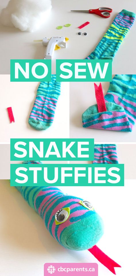 Sock Snake Diy, Snake In My Boot Game, Preschool Snake Craft, Diy Snake Stuffed Animal, Snake Craft Ideas, Snake Art Preschool, Diy Snake Craft, Snake Crafts For Preschool, Snake Puppet Diy