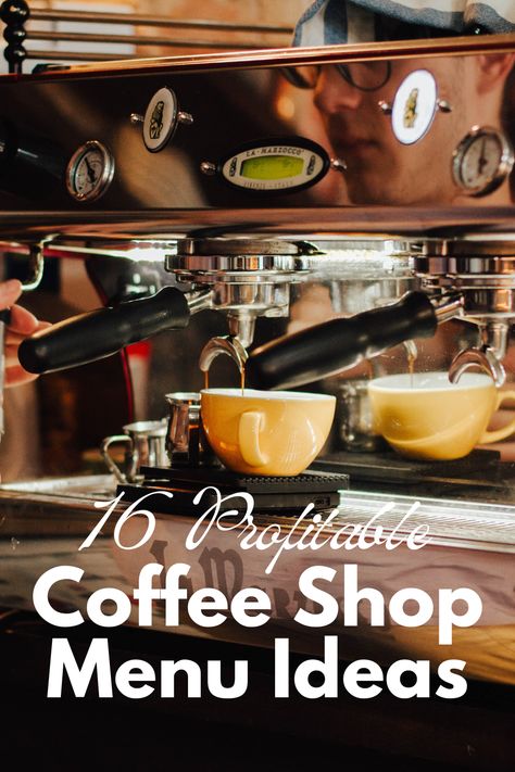 Whether you’re starting a new coffee shop or managing an existing one, it’s important to know what items will make you the most money. This guide to the 16 most profitable items in a coffee shop will help you improve your bottom line while keeping customers happy. Coffee Shop In A House, Simple Coffee Shop Menu Ideas, Coffee Shop Goodies, Home Cafe Ideas Small Spaces, Online Coffee Business, Cafe Ideas Food Business, Cute Shop Design, Things To Sell In A Coffee Shop, Coffee Food Truck Design