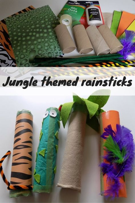 Jungle Theme Crafts, Jungle Theme Activities, Rainforest Crafts, Jungle Activities, Preschool Jungle, Safari Crafts, Rainforest Activities, Jungle Crafts, Jungle Theme Classroom