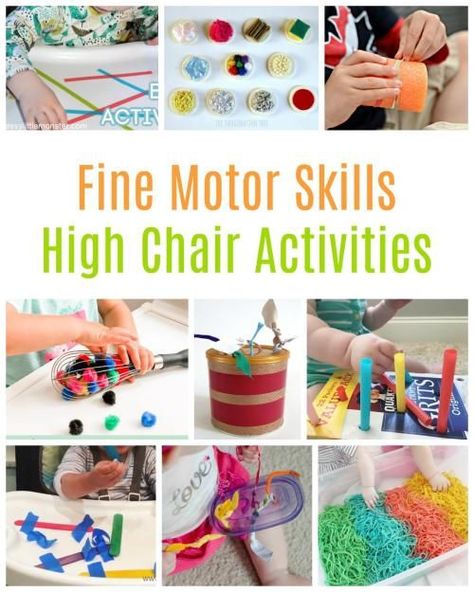 Sensory Activities For 6 Month Old, High Chair Activities, Baby Activity Table, 6 Month Baby Activities, Toddler High Chair, Antilop High Chair, Activities For One Year Olds, Activity Chair, Infant Classroom