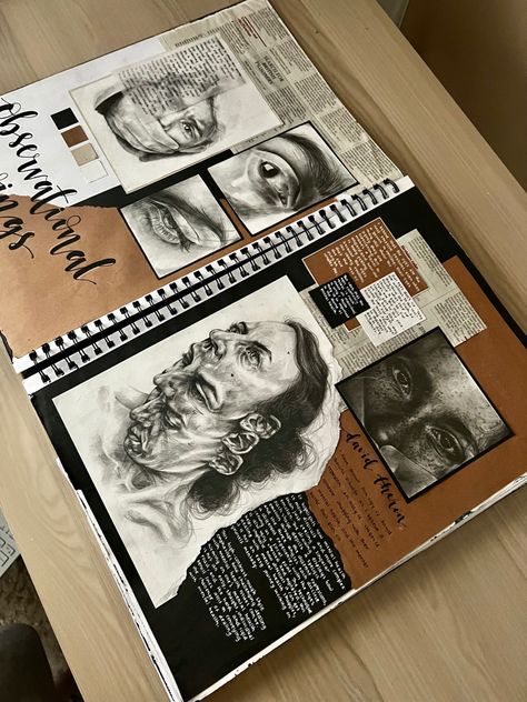 Photography Artist Research Page, Portraiture A Level Sketchbook, Portraiture Gcse Art, Art Gcse Identity, Natural Forms Art Gcse, Alevel Art Sketchbook Inspiration, Gcse Identity, Gsce Art, Artist Research Page