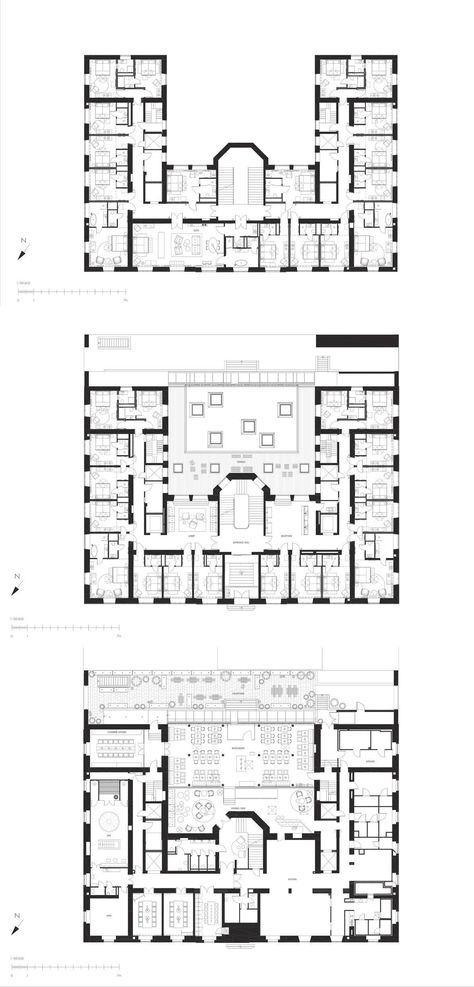 Hotel Plans Architecture Projects, Hotel Floor Plan Architecture, Hotel Floor Plan Small Hotel Floor Plan, Hotels Plans Architecture, Hotel Plans Architecture, Hotel Plan Layout, Hotel Project Architecture Floor Plans, Hotel Floorplans, Hotel Design Architecture Plan