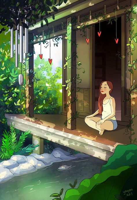 Benefits of Living Alone Showcased in Charming Illustrations Anime Boys, Yaoyao Ma Van, Desen Anime, Joy Of Living, Have Inspiration, 판타지 아트, Dreamy Art, Girly Art, Manga Drawing