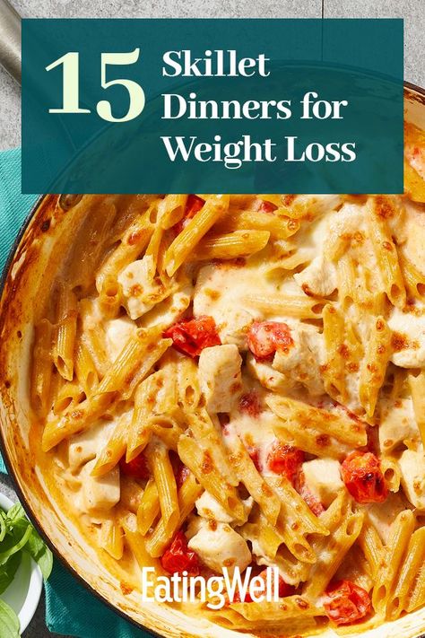 Low Calorie Meals Easy Dinners, Healthy Tasty Chicken Recipes, Simply Meals Easy Recipes, Healthy Skillet Meals Clean Eating, Casserole Pan Recipes, Healthy Chicken Dinner Skillet, Dash Family Skillet Recipes, Low Calorie Casserole Recipes Dinners, 30 Minute Skillet Meals