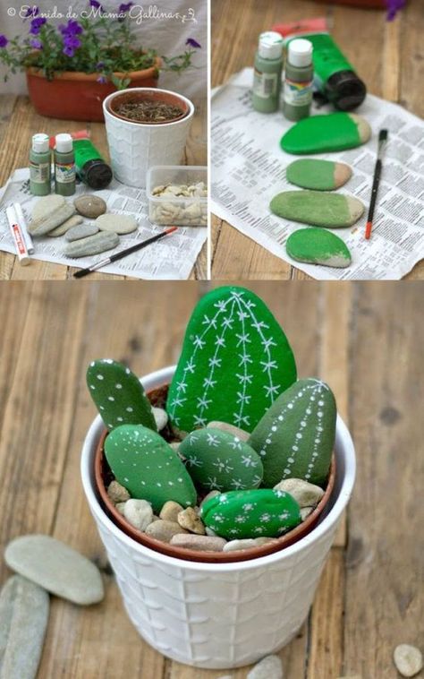 Crafts For Craft Shows, Arts Crafts For Kids, Painted Rock Ideas, Diy Home Garden, Dekorasi Bohemia, Garden Decor Crafts, Rainbow Diy, Painting Beautiful, Hemma Diy