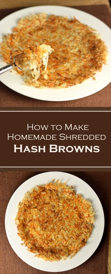 Shredded Hashbrown Recipes, Baked Hashbrowns, Homemade Hashbrowns, Shredded Hash Browns, Brown Recipe, Hashbrown Breakfast Casserole, Brunch Food, Hashbrown Recipes, Recipe Breakfast