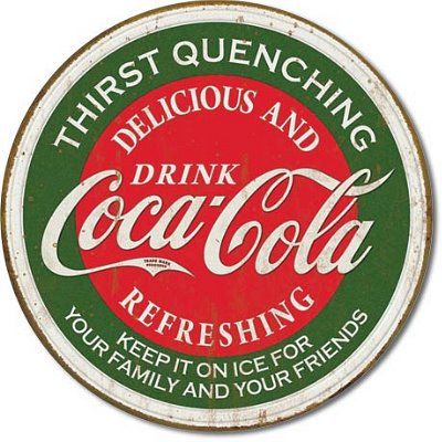 Coca Cola Coke Logo Thirst Quenching  Sign Concert Signs, Coca Cola Drink, Coca Cola Ad, Schrift Design, Pin Up Vintage, Coke Cola, Vintage Coca Cola, Vintage Tin Signs, Coke Bottle