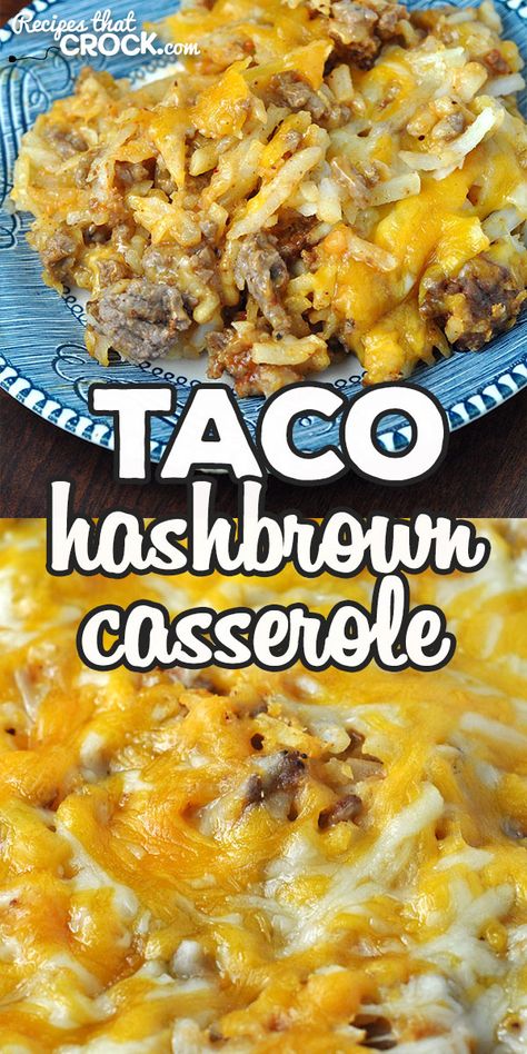 Essen, Hashbrown Casserole Oven, Taco Hashbrown Casserole, Shredded Hashbrown Recipes, Hashbrown Casserole Recipe, Brown Recipe, Oven Recipe, Hashbrown Casserole, Hashbrown Recipes