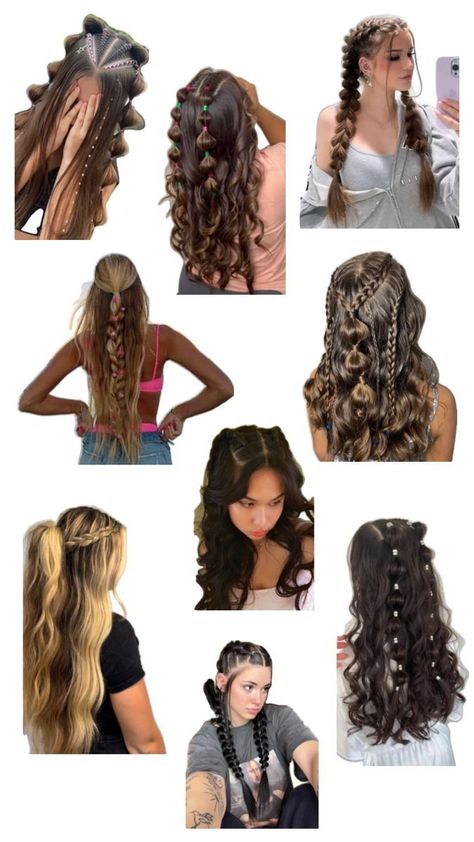 #Curly #curlyhairstyles #Coilyhairstyles #4bcurls #4bcurls #Straighthairstyles #Bald/shavenhairstyles Half Up Half Down With Beads, Hairstyles Princess Twist, Pigtails Bubble Braids, Inside Out Hair Hairstyles, How To Put Flowers In Your Hair, Cute Hairstyles For Senior Pictures, Hair Accessories For Long Hair, Easy Outdoor Hairstyles, Half Up And Half Down Braids