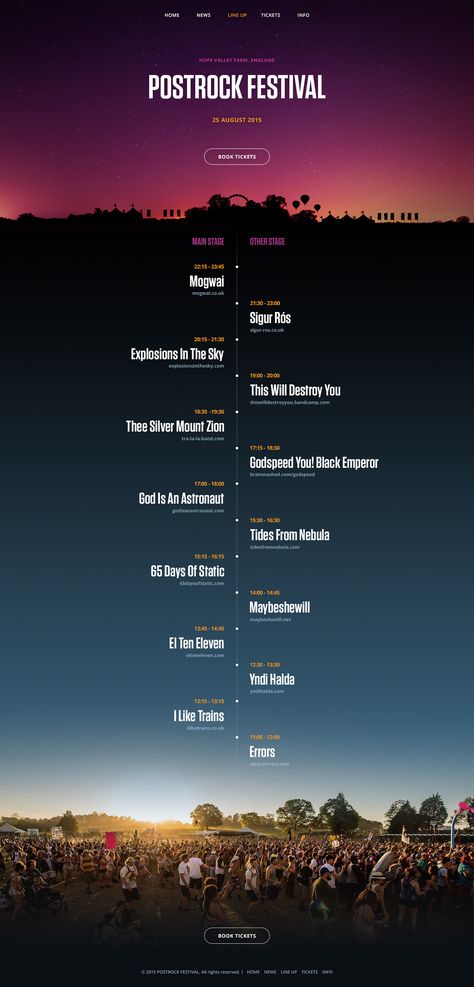 A simple template for the festival line-up page. Artist Lineup Poster, Festival Line Up Design, Poster Music Festival, Line Up Poster Design, Lineup Design, Line Up Poster, Music Festival Poster Design, Music Festival Photography, Festival Poster Design