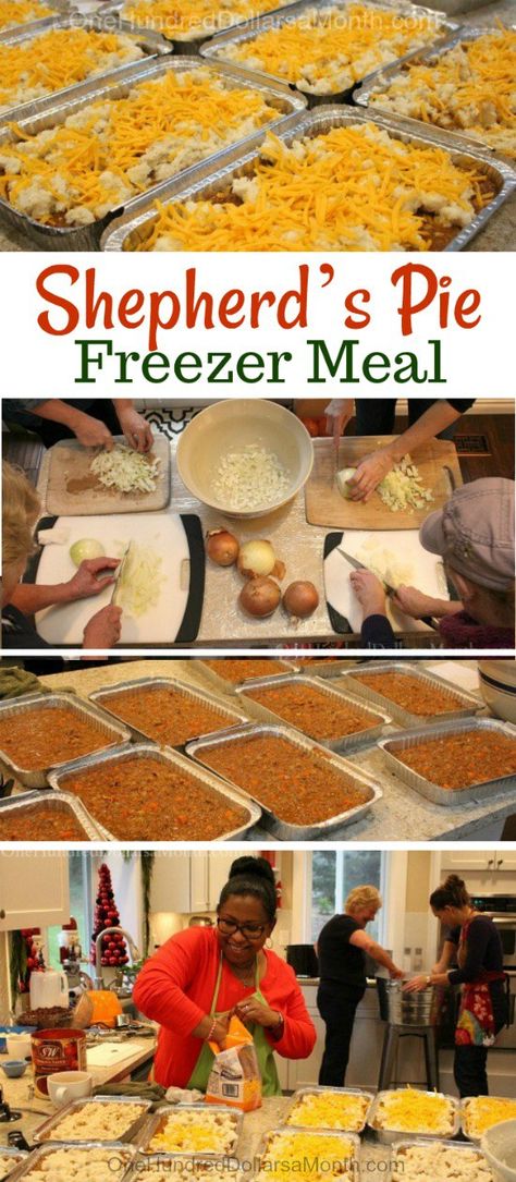 My friend The Church Lady has been using this Emeril Lagasse shepherd’s pie recipe for a few years now. When we decided to go wild and make 100 Freezer Meals in 5 Hours, I knew I wanted to include this recipe. It’s a fairly simple freezer meal recipe and packs a pretty serious flavor punch. … Pie, Shepherd's Pie Recipe, Freezer Dinners, Freezable Meals, Freezer Friendly Meals, Freezer Meal Planning, Make Ahead Freezer Meals, Shepherds Pie Recipe, Freezer Meal Prep