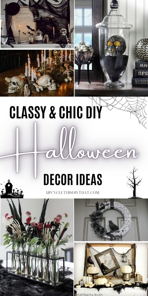 Outdoor Classy Halloween Decor, Gothic Chic Halloween Decor, Elegant Gothic Halloween Decor, Gothic Glam Decor Diy, Halloween Decorations Indoor Classy, Black Magic Halloween Decor, Art Deco Halloween Decor, Cult Halloween Decorations, Halloween Decor Trends 2024