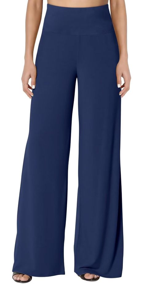 Palazzo Pants Outfit Plus Size, Blue Palazzo Pants Outfit, Womens Fall Outfits, Wide Leg Pants Outfit Casual, Plus Size Palazzo Pants, Plus Size Palazzo, Palazzo Pants Plus Size, Wide Leg Casual Pants, Wide Leg Pants Outfit