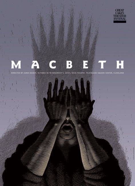 Macbeth Poster, Woodcut Printmaking, Theatre Posters, غلاف الكتاب, Play Poster, Film Poster Design, Plakat Design, Theatre Poster, Beautiful Book Covers