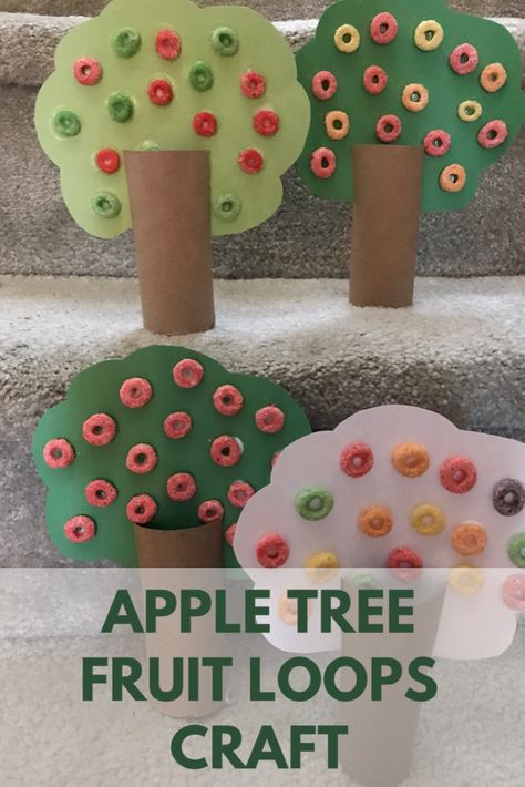 Apple Themed Crafts, Friendship Celebration, Grandchildren Activities, September Lessons, Fruit Loops Cereal, Apple Crafts, Asd Classroom, Candy Trees, Class 2024