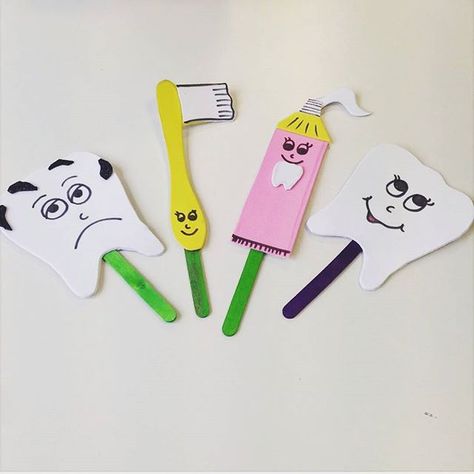 tooth puppet  |   Crafts and Worksheets for Preschool,Toddler and Kindergarten Dental Health Preschool Crafts, Dental Health Crafts, Dental Health Preschool, Dental Health Activities, Sikat Gigi, Kesehatan Gigi, Worksheets For Preschool, Health Activities, Puppet Crafts