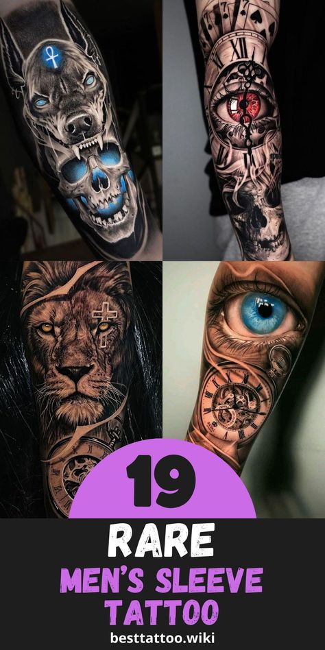 Express yourself with confidence and style with our handpicked selection of men's sleeve tattoo ideas for 2024. Whether you're drawn to bold and edgy designs or prefer subtle and intricate artwork, our collection offers inspiration for every aesthetic. Explore unique concepts and innovative motifs that capture the essence of self-expression and creativity. With our diverse range of ideas, you'll find the perfect inspiration to create a sleeve tattoo that reflects your personality and passion. Men’s Arm Sleeve Tattoos, Unique Arm Sleeve Tattoos Men, Tattoo Sleeve Designs For Men Black, Happy Sleeve Tattoo, Mens Leg Sleeve Tattoo Design, Manly Sleeve Tattoos, Forearm Tattoo For Men Unique, Blue And Black Tattoo Sleeve, Men’s Calf Sleeve Tattoo Ideas