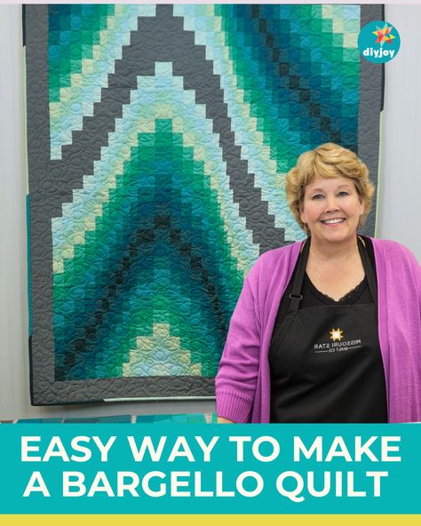 Do you want to learn how to make this quilt design? Find out the easy way to make a bargello quilt with this tutorial. Scrappy Bargello Quilt, Jenny Doan Quilt Tutorials, Free Bargello Quilt Patterns, Bargello Quilts Tutorial, Quilted Blankets, Missouri Star Quilt Company Tutorials, Missouri Star Quilt Tutorials, Bargello Quilt Patterns, Missouri Quilt