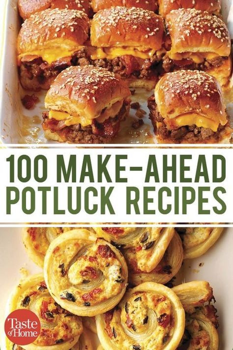 Church Potluck Recipes, Easy Potluck Recipes, Easy Potluck, Potluck Dinner, Potluck Desserts, Fingerfood Party, Appetizers For A Crowd, Pot Luck, Potluck Dishes