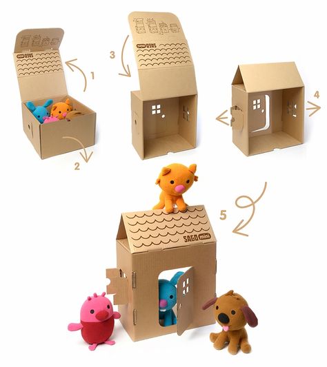 Eco Packaging Ideas, Kids Package Design, Kids Branding Design, Kids Learning Apps, Kids Package, Cardboard Toys, Toy Packaging, Eco Packaging, Craft Packaging