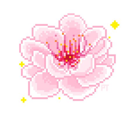 flower pixel art - pixelins by dana Animated Couple, Cute Gifs, Pixel Gif, Motif Acnl, Arte Gif, Piskel Art, Charmmy Kitty, Pixel Art Tutorial, Gif Animated