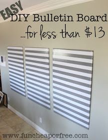 The Fun Cheap or Free Queen: The bulletin board of all bulletin boards...DIY for less than $12! (...and it's GIANT!) Organisation, Bulletin Boards Diy, Diy Bulletin Board, Displaying Kids Artwork, Casa Clean, Info Board, Youth Room, Prayer Wall, Casa Diy