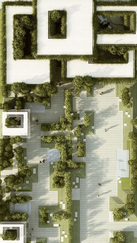 Gallery of Magic Breeze Landscape / penda - 17 Hyderabad, Indian Elements, Ecology Design, Residential Development, Facade Design, Traditional Indian, Tech Design, Fantasy Landscape, Top View