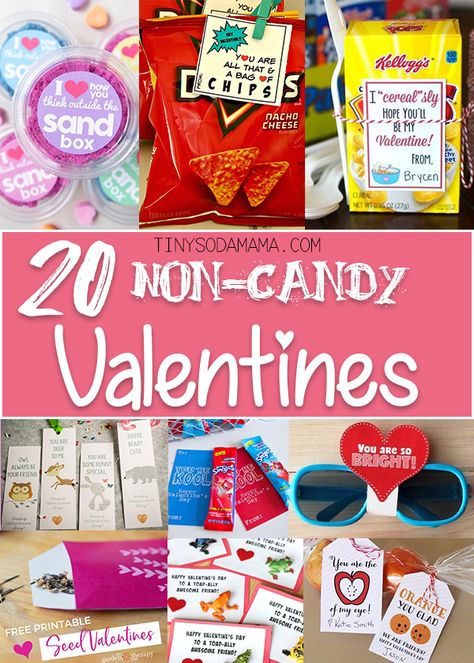 Non Candy Valentine Ideas 4k Valentines Ideas, Valentine Ideas For Grandkids, Valentines Ideas For Your Kids, Diy Valentine's Gifts For Kids, Valentine Ideas For Kids, Class Valentines Gifts, Classroom Valentines Treats, Toddler Valentine Gifts, Candy Free Valentines