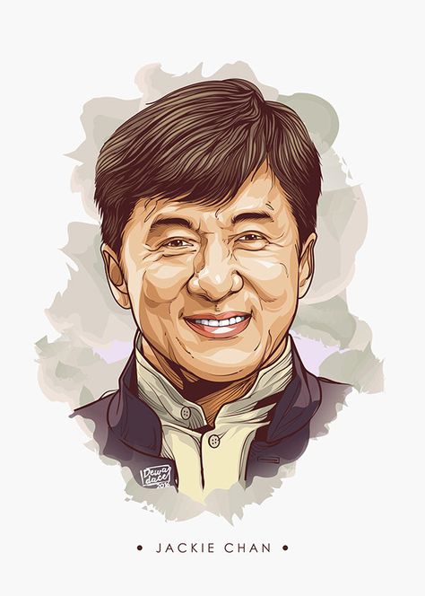 Jackie chan Jackie Chan Wallpaper, Jackie Chan Cartoon, Vector Art Portrait, Vector Portraits, Portraits Illustrés, Actors Illustration, Vector Portrait Illustration, Digital Portrait Illustration, L'art Du Portrait