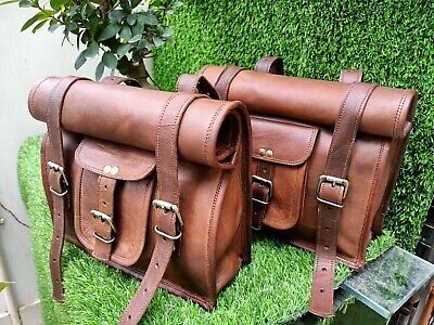 Motorbike Motorcycle Saddle Bag Real Leather Tool Two Side Pannier Luggage Bags | eBay Wedding Bags, Leather Christmas, Motorcycle Saddlebags, Black Bags, Side Bag, Denim Pocket, Motorcycle Leather, Bike Bag, Side Bags