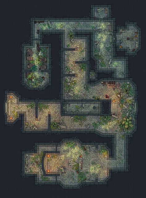 The Sanctum of Xibalba Battle Map Jungle Temple, Fantasy City Map, Fantasy Map Making, Dnd World Map, Dungeon Tiles, Battle Map, Fantasy World Map, Dungeon Master's Guide, Jungle Tropical