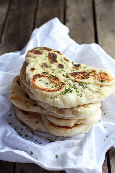 Crumpets, Pane Naan, Butter Naan, Homemade Naan, God Mad, Half Baked, Naan Bread, Half Baked Harvest, Think Food