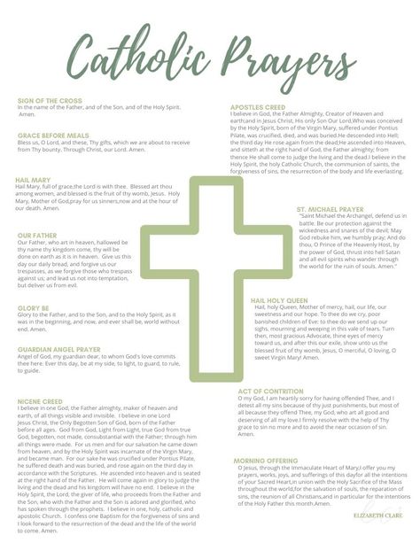 Catholic Rosary Prayer, Prayers For Catholics, How To Read The Catholic Bible, Converting To Catholicism, Episcopal Prayers, Bible Study Catholic, Free Catholic Printables, Catholic Bible Study For Beginners, Act Of Contrition Prayer Catholic